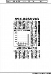 スタートアップ政策推進分科会 政府系、資金供給を強化 成長分野に集中支援