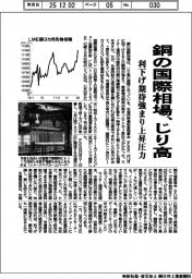 銅の国際相場、じり高 利下げ期待強まり上昇圧力