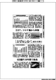 かずのしるべ 統計を読む/中部空港の昨年度国際貨物・九州新幹線の前3月期旅客収入