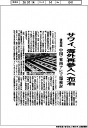 サワイGHD、海外再参入へ布石 後発薬 中国・東南アに工場検討