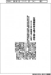 反強磁性体を電子液晶化 東北大など実証、整流素子に応用