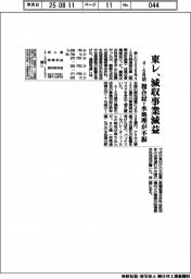 東レの4―6月期、減収事業減益 複合材・水処理が不振