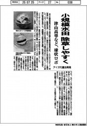 津山高専など、球状ロボ開発 小規模水田を除草しやすく