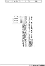 出光興産の4―6月期、減収営業減益
