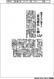 税率8%に戻すと 「景気悪化」6割 生団連100社調べ
