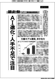 産業TREND/羅針盤 野村総合研究所(166)【ヒューマノイド】