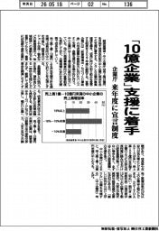 企業庁、「10億企業」支援に着手 来年度に宣言制度