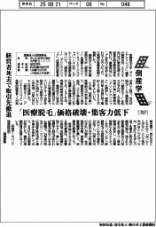 倒産学(797)医療法人社団美実会 経営者死去で取引先撤退