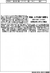 株価、上げ反動で調整も 長期金利上昇など懸念