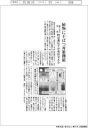 東大など、植物に干ばつ対策機能解明 特定遺伝子が成長支える