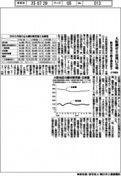 大阪鋼材6品種4・3%増 6月販売、既存実需の動き調達促す
