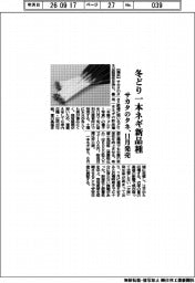 サカタのタネ、冬どり一本ネギ新品種 11月発売
