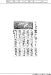 三菱自、タイから輸出 累計500万台