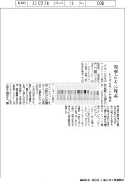 トリコ、スキンケア商品 四季でごとに対応