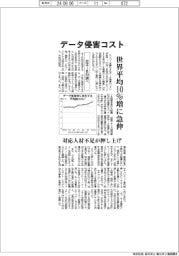 データ侵害のコスト、世界平均10%増に急伸 日本IBM調べ