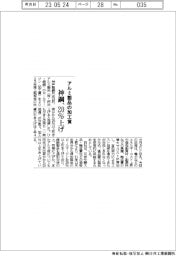 　神鋼　アルミ製品の加工賃　２０％上げ