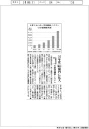 水素機器・システム、３０年度に６６３３億円に拡大　矢野経済研調べ