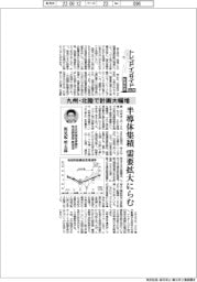 トレンドインサイド設備投資２０２３（５）九州・北陸で計画大幅贈