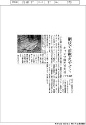 イゲタ金網、網状で薪燃えやすく　キャンプ用たき火台