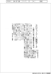 ３Dビューアーに衛星データ　日揮ＨＤ系、地盤変位を表示