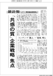 産業ＴＲＥＮＤ／羅針盤　野村総合研究所（１３６）【デジタルライフ】