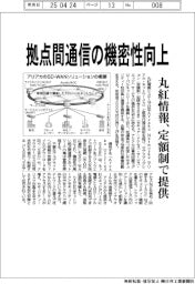 丸紅情報、拠点間通信の機密性向上　定額制で提供