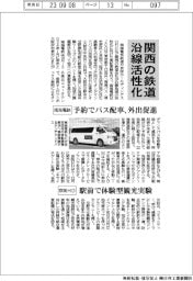 関西の鉄道沿線活性化で実証