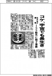 北大など、コケが宇宙でも長生き解明　ＩＳＳ船外に胞子暴露