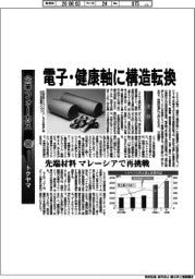 企業フォーカス／トクヤマ　電子・健康軸に構造転換