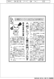 ものたんが聞くQ&A/飲酒ガイドラインはどのような内容かな?