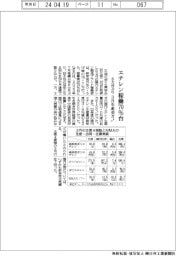 エチレン稼働７０％台　８カ月ぶり