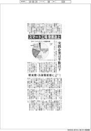 スマート工場発展途上　実践企業は半数以下　将来像・具体策重要に　アビーム調べ
