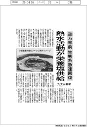 九大、６６００万年前の生態系急速回復要因を解明　熱水活動が栄養塩供給