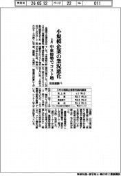 ３月の小規模企業、業況悪化　中東情勢でコスト増　全国連調べ