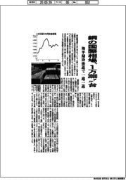 銅の国際相場、１万３０００ドル台　和平期待後退で一進一退