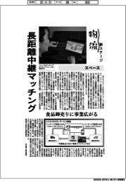 物流　新ステージ／スペース　長距離中継マッチング