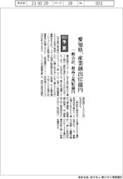 ２０２３予算／愛知県、産業創出６２億円　一般会計、最高２兆９６５７億円