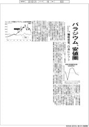 パラジウム、3年9カ月ぶり安値圏 触媒需要、白金にシフト