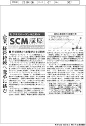 ビジネスパーソンのためのＳＣＭ講座（１）外部環境から影響受ける供給網
